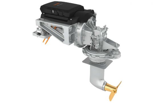 Nouveau moteur Torqeedo Deepblue 50kW sur embase saildrive ZF