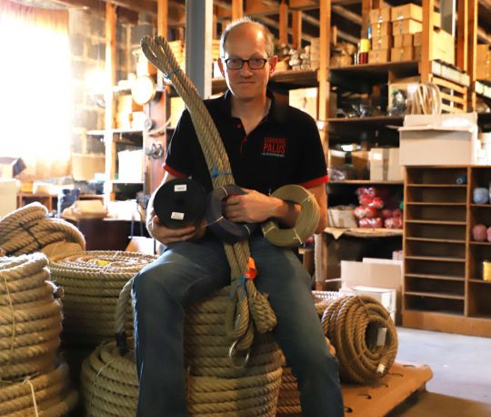 Stéphane Assolari, gérant de la corderie Palus