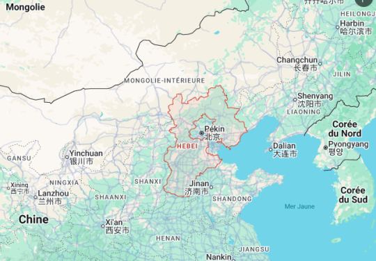 Qinhuangdao se situe à 300 km de Pékin