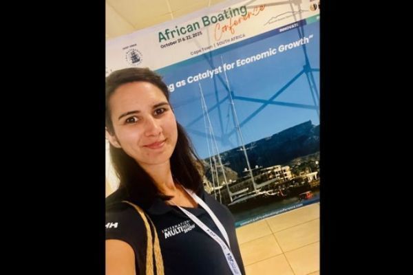 Anaïs David alla Conferenza Nautica Africana