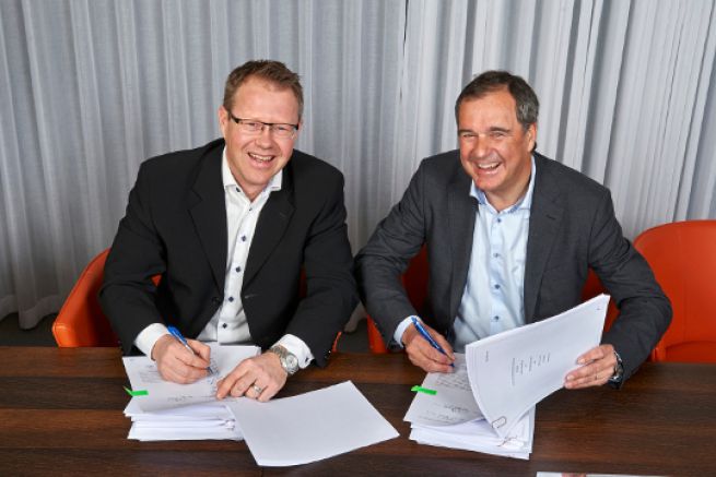 Firma dell'accordo Volvo Humphree