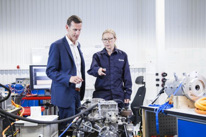 Il laboratorio di elettromobilit di Volvo Penta