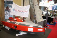 Il Mini Splash, una barca a vela accessibile ai disabili, in mostra al Nautic Innovation Centre nel 2017