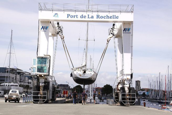 Boatlift della piattaforma nautica di La Rochelle