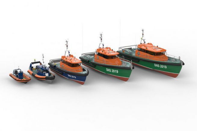 Immagini della futura flotta SNSM proposta dal cantiere navale Couach e Frdric Neuman