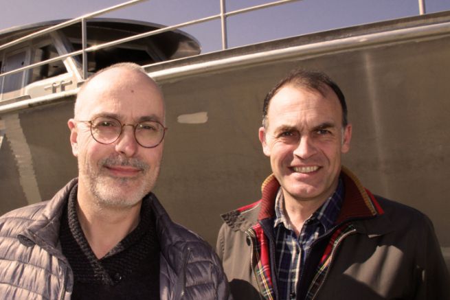Patrice Passinge e Philippe Brabetz, ex e nuovo leader di Mta (Da sinistra a destra)