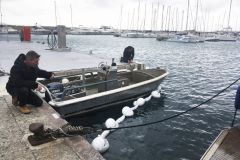 Test dei boom antinquinamento di Coiffeurs Justes a Cavalaire sur Mer nel febbraio 2020