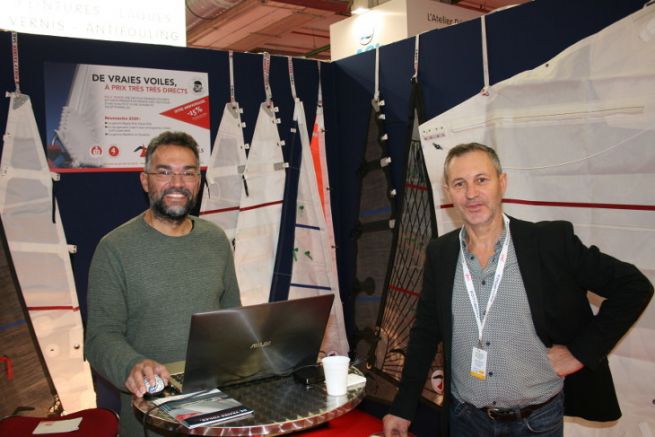 Franck Perrier (a destra) assume la direzione del fabbricante di vele Sextant in associazione con David Desage