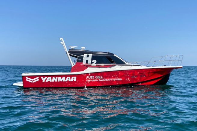 Yanmar testa le sue celle a combustibile a idrogeno su una barca da diporto