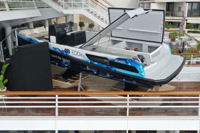 Concetto del dimostratore Hynova Yachts svelato nel settembre 2021