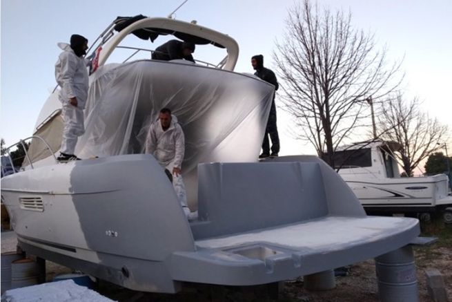 Refit di uno yacht a motore con la stampa 3D alla Velum Nautica