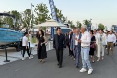 Alain Pochon e la delegazione cinese all'inaugurazione della fiera di Qinhuangdao
