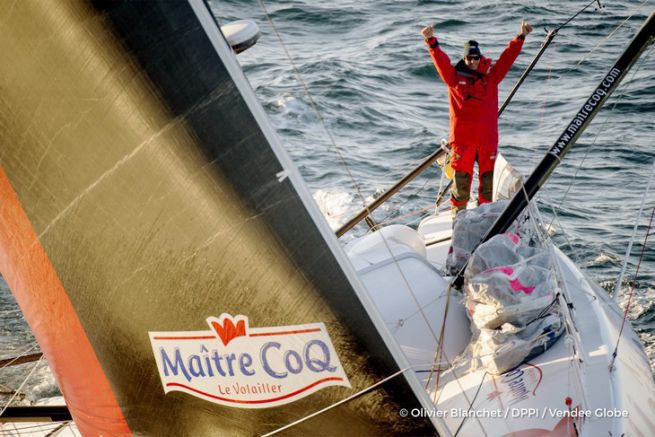 Jeremie Beyou, 3 nella Vende Globe 2017 sul suo Master Gallo IMOCA